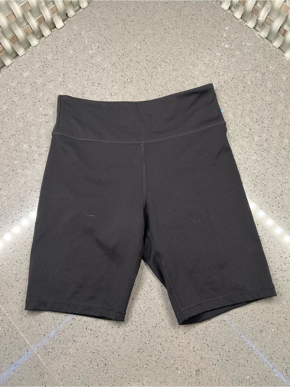 High-Waist Black Active biker Shorts size 8